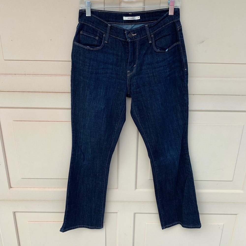 Levi’s 515 bootcut dark wash denim size 4